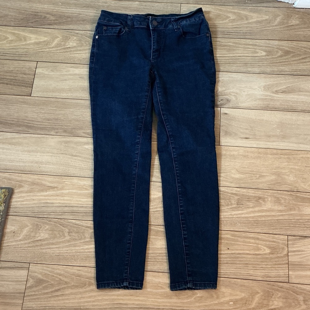 Tahari Women's Deep Indigo Skinny Jeans